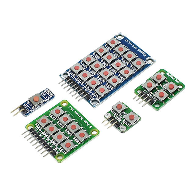 Micro Switch 1*2/2*2/2*4/4*4 Matrix Keyboard 8-bit Button Independent Button MCU External Expansion Keyboard Module
