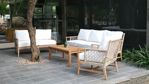 Elegant Swedish Coffee <b>Table</b> made of high quality teak wood, perfect for outdoor areas in homes, villas, hotels and resorts. - Product Image 6