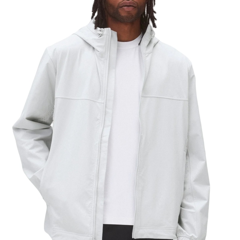 Custom LOGO Men Long Jacket Retractable