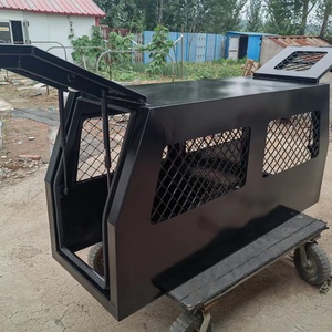 Custom 4x4 Aluminum Ute Canopy with Waterproof Dog Box Cage Iron <b>Tool</b> Box Lockable Powder Coated Outdoor <b>Storage</b> Custom Size - Product Image 3