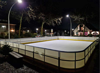 Accessoires professionnels pour les systèmes de murs de patinoire à glace, pour les patinoires de hockey