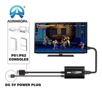 Convertidor de video de alta definición RGB-YPbPr 16:9-4:3 interruptor Adaptador de interfaz multimedia de alta definición para PS1/PS2