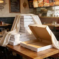 Boîtes à pizza personnalisées en carton ondulé pour hamburgers et frites, robustes, sûres, fiables, fraîches, boîtes à pizza personnalisées, fabricant de boîtes à pizza
