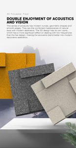 Panneaux acoustiques décoratifs insonorisés modernes en feutre mural 3D 100% fibre de polyester pour animaux de compagnie Panneaux décoratifs muraux 3D créatifs - Product Image 2