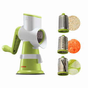 Practical Manual <b>Rotary</b> Drum Shredder Slicer Suction Base Safe Operation For Cutting Vegetable Fruit And <b>Cheese</b> - Product Image 4