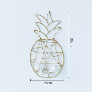 Set Di 3 <span class=keywords><strong>Oro</strong></span> di Attaccatura di Parete Decorativa Pianta in Vaso di fiori Titolare per Piante Grasse e Erbe Outdoor Indoor Decorazioni Per La Casa - Product Image 4