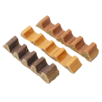 Friandises en cubes saveur poulet et riz OEM pour digestion sensible et dents propres, sans OGM, sans additifs, en promotion