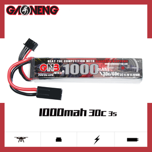 Batería LiPo GNB GAONENG 1000MAH 3S 11.1V 30C 60C RC para Airsoft con Conector Mini Tamiya - Product Image 2
