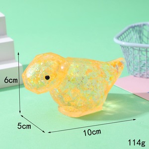 New Design Multi Design Colorful Maltose Glitter Dinosaur Sensory Stress Fidget Toys <b>Squishy</b> Stress Ball Capsule Toy - Product Image 5