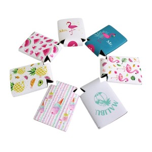 Custom Design Bulk Sublimation 330ml Cute Can Holder Wedding Can <b>Coolers</b> Neoprene Coozies Beer Can <b>Cooler</b> Sleeve - Product Image 1