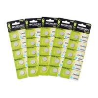 CR1216 baterai Lithium sel tombol 3V untuk jam tangan elektronik Remote Control kunci mobil