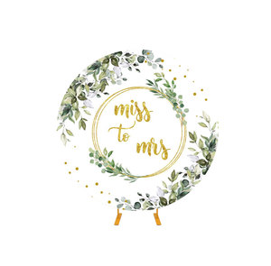 Fondo de Fotografía Hstyle Dios Bendiga, Hojas Verdes, Decoración para Primera Comunión, Baby Shower, Bautizo, Fiesta de Bautismo - Product Image 1