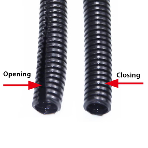 JIAF Plástico Corrugado Conduit 7-54.5mm Retardante De Chama PE Mangueira Cabo Proteção Do Fio Preto Manga Tubo Fio Chicote Tubo - Product Image 5