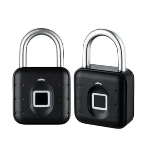 Cadenas intelligent <span class=keywords><strong>sans</strong></span> clé à empreinte digitale, <span class=keywords><strong>sans</strong></span> perçage, cadenas intelligent pour enfant, gadget magnétique - Product Image 1