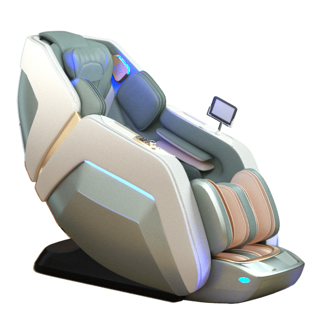 Leather Reclining Full Body Massage Chair, Electric Heated Relax Massage Recliner for Multi-Scenario Daily Use