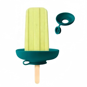 Offre Spéciale : Supports à Sucettes Glacées en Silicone Alimentaire Réutilisables Anti-Goutte Colorés pour Cornets de Crème Glacée Estivaux - Product Image 4