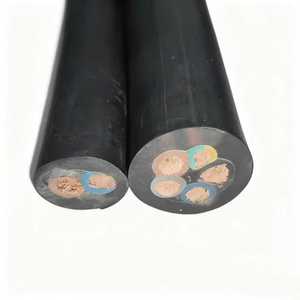 Cable de bomba de <span class=keywords><strong>agua</strong></span> de pozo profundo JHS 3/4 Core 4mm-50mm alambre de cobre trenzado Flexible plano conductor de cobre puro sumergible de goma - Product Image 1