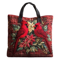 3D Cross-Border Neues Produkt für Damen Trendige Modische Bedruckte Tragetasche Schultertasche Canvas PU mit Reißverschluss