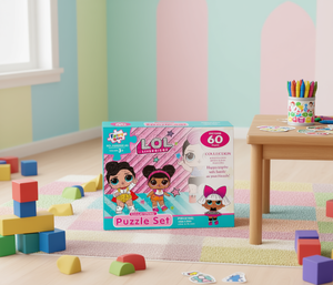 Juego de rompecabezas Lol Surprise de 60 piezas, juguete educativo para niñas mayores de 3 años, rompecabezas con caja de cartón - Product Image 2
