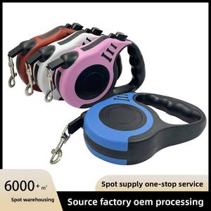 Correa retráctil automática para mascotas al por mayor, correa de plástico duradero para perros y gatos para caminar al aire libre, senderismo, estilo de moda - Product Image 6