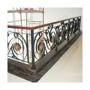 2021 stairs railing designs in iron new model wrought iron fence panel unique decorate iron fence