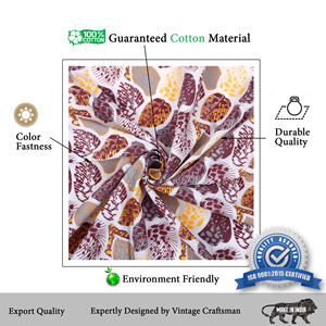 Camino de Mesa Personalizado con Estampado Simple 100% Algodón, Tela de Primera Calidad, Impermeable, Lavable y Ecológico para Mesa de Comedor, Hogar y Fiestas - Product Image 4