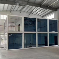 Ufficio Mobile per Cantieri e Modulo Dormitorio Temporaneo per Lavoratori, Casa Container Prefabbricata Smontabile