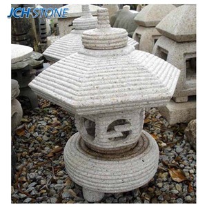 G682 Lanternes japonaises décoratives de patio de jardin en pierre de granit Rokkaku <span class=keywords><strong>Yukimi</strong></span> à vendre - Product Image 1
