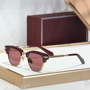 JMM SARTRE SIZE 49-21-146 Lunettes de soleil pour hommes et femmes de qualité supérieure, lunettes de soleil de créateur, style punk classique, luxe, titane, UV400, avec boîte - Product Image 1