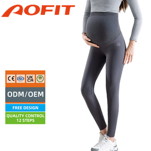 Pantalones de Maternidad Elásticos con Soporte Abdominal Completo para <span class=keywords><strong>Embarazo</strong></span>, Ropa Exterior para Mujeres Embarazadas en Todas las <span class=keywords><strong>Etapas</strong></span>, Pantalones de Yoga para Maternidad - Product Image 1