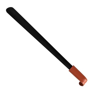 Hanging Type Shoe Wearer Long Metal Shoehorn Shoe Pump <b>Leather</b> Handle Old& Lazy People Stainless Steel <b>Tool</b> Shoe Horn - MH01LH - Product Image 1