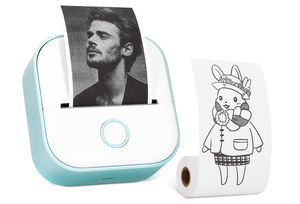 Mini <span class=keywords><strong>impresora</strong></span> térmica portátil <span class=keywords><strong>Phomemo</strong></span> <span class=keywords><strong>T02</strong></span>, <span class=keywords><strong>Impresora</strong></span> inalámbrica de etiquetas de bolsillo, conexión de impresión de 203DPI y 53mm - Product Image 3