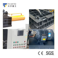 Presse compacteuse de papier aluminium de feuille de cuivre de ferraille de cuivre de lumière hydraulique horizontale