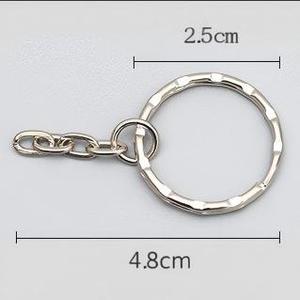 Llavero Metálico Personalizado de 2.5 cm con Grabado, Accesorios DIY, Lindo Llavero con Mosquetón en Forma de Corazón para Regalos Promocionales al por Mayor - Product Image 2