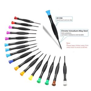 Jeu de tournevis, mini tournevis magnétiques Torx, à tête plate, Phillips, petites pinces à épiler avec T2 T3 T4 T5 T6 T7 T8 T9 T10 - Product Image 1