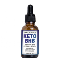 Ventes chaudes 60 ml/2 OZ Suppresseur d'appétit à base de cétones Perte de poids Liquide oral Pur brûleur de graisse Favorise la minceur Gouttes de céto Bhb