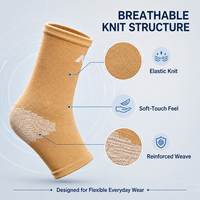 Attelle de soutien sportive élastique de compression pour la cheville, idéale pour l'entraînement physique, les jeux de ballon et la protection des articulations