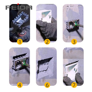 Feida hộp vuông lỗ Punch thợ điện đặc biệt của dây hộp tường nhanh lỗ rãnh slotter vuông xử lý tròn handlecustomized - Product Image 3