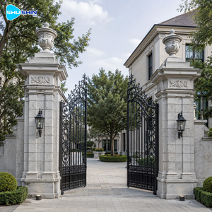Columnas de Piedra Talladas a Mano, Pilares de Entrada Clásicos de Mármol para Villas, Jardines, Mansiones y <span class=keywords><strong>Arquitectura</strong></span> - Product Image 2