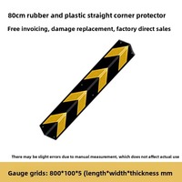 Protections d'angle en caoutchouc réfléchissant de qualité ingénierie Renda, bandes anti-collision murales, modèle HJ, pour la sécurité des bords de garage de stationnement, fabriquées en Chine