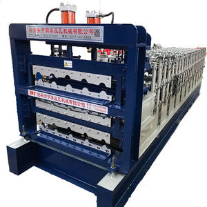 אוטומטי מגולוון אריחים מזוגג מתכת קירוי פנל מזוגג אריחי גיליון רול מכונת להרכיב - Product Image 1