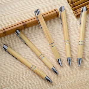 Eco-Friendly Luxury Bamboo Ballpoint <b>Pens</b> Custom Logo Gel Rollerball <b>Pen</b> for Advertising & Marketing Gift Giving - Product Image 1