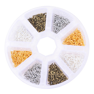 Ensemble de vis à œil en alliage pour bijoux, petite taille, pour la fabrication de bijoux DIY - Product Image 2