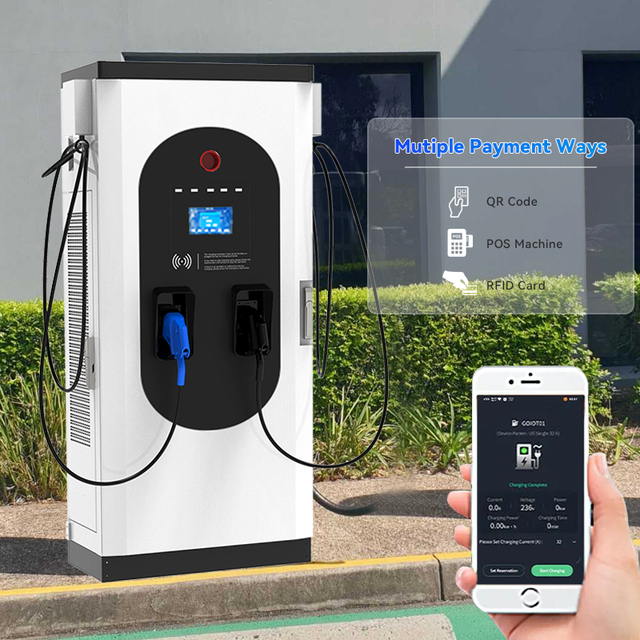 EV Fast Charge Station 120kw to 240kw CCS Dc Charging Level 3 Ev Charger With POS