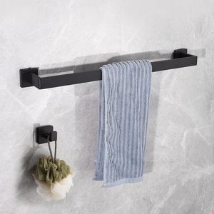 Modern Eco-Friendly Stainless Steel Paper Towel Holder <b>Punch</b>-Free Five-Piece Bathroom Pendant <b>Set</b> for Kitchen and Dining Use - Product Image 2