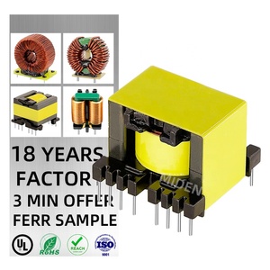 Transformateur d'alimentation à noyau de ferrite, transformateur haute fréquence, <span class=keywords><strong>onduleur</strong></span> HS24515/PQ-20, transformateur d'<span class=keywords><strong>onduleur</strong></span> DC vers AC, chopper - Product Image 1