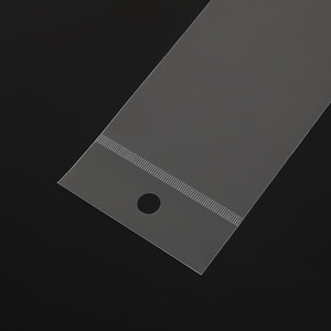 Tự dính rõ ràng OPP Túi nhựa với treo lỗ - Product Image 4