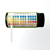 Bandelettes de test de pH du sol 3.5 à 9.0 – Papier indicateur pour test facile du pH du sol pour l'hydroponie, la ferme, le jardin, les plantes domestiques – OEM