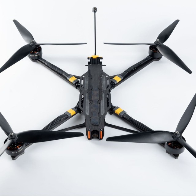 13 Inch FPV Drone with 7kg Payload, 5.8G 2.5W VTX, GPS Positioning, 20min Flight Time, Long Range for Professional Inspection