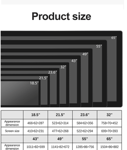 จอแสดงผลโฆษณาแบบติดผนังระบบสัมผัส LCD ขนาด 21.5 นิ้ว/18.5 นิ้ว ระบบปฏิบัติการแอนดรอยด์ สำหรับร้านอาหารในร่ม ห้างสรรพสินค้า ลิฟต์ - Product Image 6